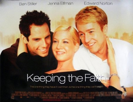 Hollywood-led assimilation: Keeping the Faith, Ben Stiller, 2000